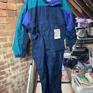Vintage Colorblock Ski Suit